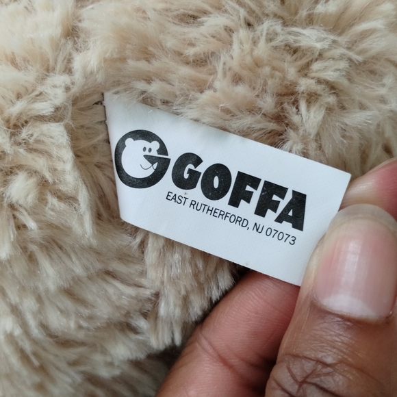 Goffa Teddy Bear with Purple Heart 12" Kelly Toy Sitting Valentine Plush Stuffie - Picture 13 of 16